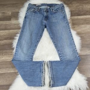 Red Engine Distressed Jeans xss